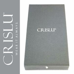🆕️ Crislu clamshell hard case large jewelry box